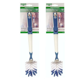 Unger Professional Spülbürste Flex 2 x 32 cm weiß blau Flaschenbürste