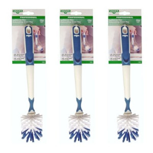 Unger Professional Spülbürste Flex 3 x 32 cm weiß blau Flaschenbürste