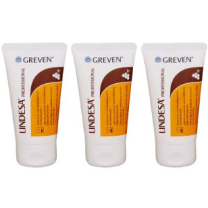 Lindesa Professional 3 x 50 ml Hautschutz- und Handpflegecreme mit Bienenwachs