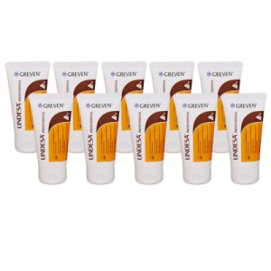 Lindesa Professional 10 x 50 ml Hautschutz- und Handpflegecreme mit Bienenwachs