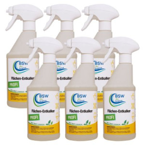 BSW Bio Science Flächen-Entkalker 6 x 500 ml Sprühflasche