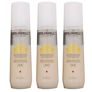 Goldwell Rich Repair Restoring 3 x 150 ml Serum Spray Leave In