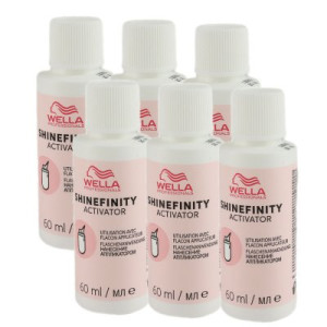 Wella Shinefinity Glaze Activator Bottle 2 % 6 x 60 ml Entwickler H2O2