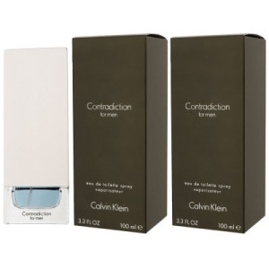Calvin Klein Contradiction Men 2 x 100 ml Eau de Toilette EDT