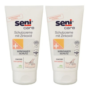 Seni Care Schutzcreme mit Zinkoxid 2 x 150 ml Zinkoxid & Sinodor