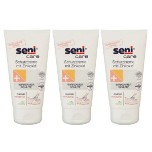Seni Care Schutzcreme mit Zinkoxid 3 x 150 ml Zinkoxid & Sinodor