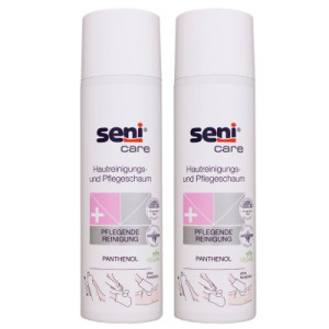 Seni Care Hautreinigungs- und Pflegeschaum 2 x 500 ml Spray Panthenol
