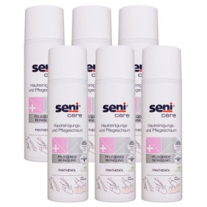 Seni Care Hautreinigungs- und Pflegeschaum 6 x 500 ml Spray Panthenol