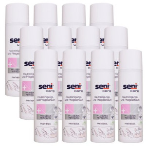 Seni Care Hautreinigungs- und Pflegeschaum 12 x 500 ml Spray Panthenol