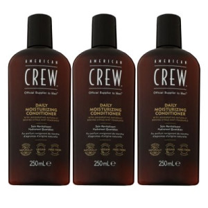 American Crew Daily Moisturizing 3 x 250 ml Conditioner for Men