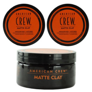 American Crew Matte Clay 2 x 85 g Haarpaste mittlerer halt