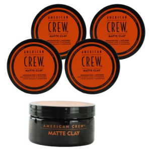 American Crew Matte Clay 4 x 85 g Haarpaste mittlerer halt