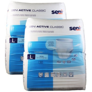 Seni Active Classic Inkontinenzslip 2 x 30 Stück Größe L