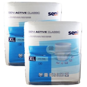 Seni Active Classic Inkontinenzslip 2 x 30 Stück Größe XL