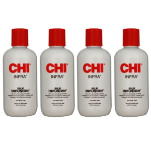 Farouk Chi Silk Infusion Seidenfluid 4 x 177 ml Haarseide Kur