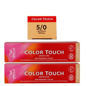 Wella Color Touch 2 x 60 ml 5/0 hellbraun