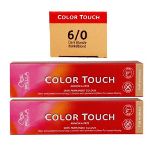 Wella Color Touch 2 x 60 ml 6/0 dunkelblond