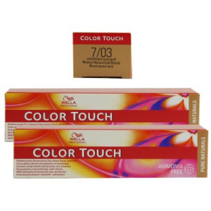Wella Color Touch 2 x 60 ml 7/03 mittelblond natur gold