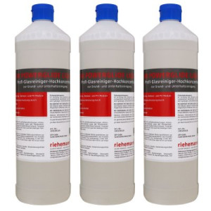RR Powerglide Liquid 3 x 1L Profi-Glasreiniger-Hochkonzentrat zur Grundreinigung