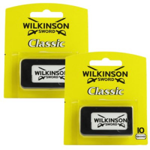 Wilkinson Classic 2 x 10 Rasierklingen für Rasierhobel Ersatzklingen