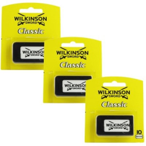 Wilkinson Classic 3 x 10 Rasierklingen für Rasierhobel Ersatzklingen