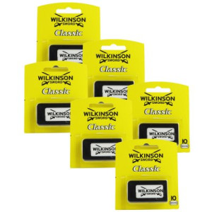 Wilkinson Classic 6 x 10 Rasierklingen für Rasierhobel Ersatzklingen