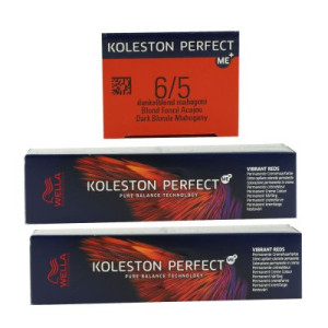 Wella Koleston Vibrant Reds 2 x 60 ml 6/5 dunkelblond mahagoni