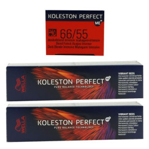 Wella Koleston Vibrant Reds 2 x 60 ml 66/55 dunkelblond intensiv mahagoni intensiv