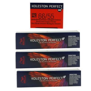 Wella Koleston Vibrant Reds 3 x 60 ml 66/55 dunkelblond intensiv mahagoni intensiv