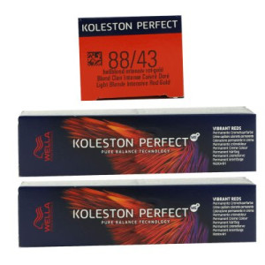 Wella Koleston Vibrant Reds 2 x 60 ml 88/43 hellblond intensiv rot gold