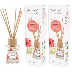 Raumduft Vanilla & Grapefruit 2 x 100 ml Pajoma Raumduftdiffuser Lufterfrischer