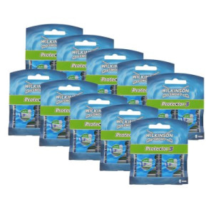 Wilkinson Sword Protector 3 Klingen 10 x 8 Stück Rasierklingen Ersatzklingen