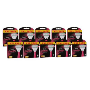 Wilkinson Quattro For Women Sensitiv 10 x 6 Rasierklingen Ersatzklingen Aloe Vera XXL