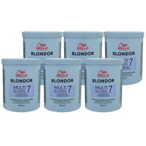 Wella Blondor Multi Blonde Powder 6 x 800 g Pulver Blondierung Blondierpulver