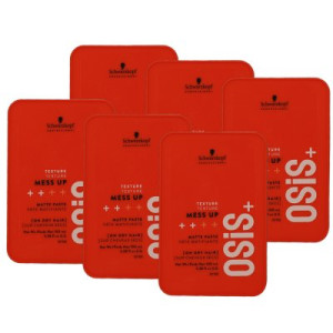 Schwarzkopf Osis Mess up matt Gum 6 x 100 ml Matte Wax Paste