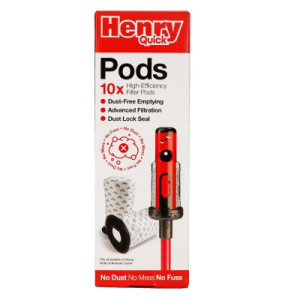 Numatic Pods Staubsaugerkapseln für Quick Modelle 10 Stück/ Pack