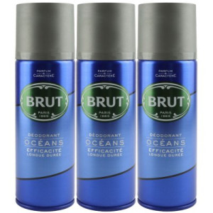 Brut Oceans 3 x 200 ml Deo Spray Deodorant Spray