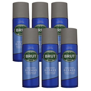 Brut Oceans 6 x 200 ml Deo Spray Deodorant Spray
