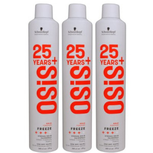 Schwarzkopf Osis Freeze 3 x 500 ml Strong Hold Haarspray