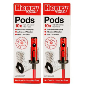 Numatic Pods Staubsaugerkapseln für Quick Modelle 2 x 10 Stück/ Pack