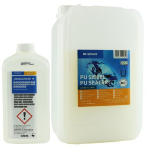 Dr. Schutz PU Siegel extramatt 5 Liter + 500 ml Vernetzer Kanister