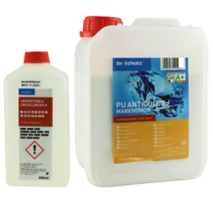 Dr. Schutz PU Anticolor seidenglänzend 2 Liter + 500 ml Vernetzer Kanister