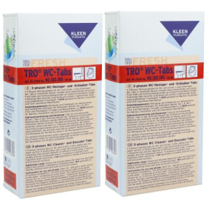 Kleen Purgatis TRO WC-Tabs 2 x 16 Reiniger und Entkalker Tabs pro Packung