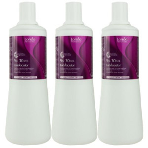 Londa Color Oxidationscreme Intensivtönung 3 x 1 L 9 % Oxidationsemulsion