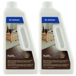 Dr. Schutz H2Oil 2 x 750 ml Boden Wasserbasiertes Pflegeöl natur