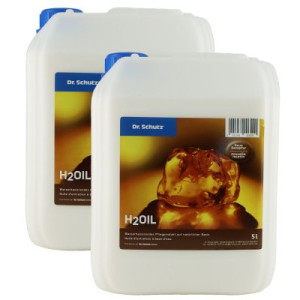 Dr. Schutz H2Oil 2 x 5 Liter Kanister Boden Wasserbasiertes Pflegeöl natur