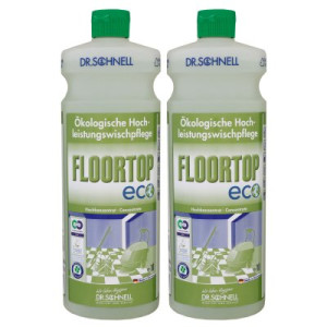 Dr. Schnell Floortop Eco 2 x 1 Liter Bodenreiniger Ökologische Wischpflege