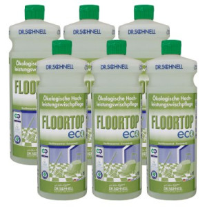 Dr. Schnell Floortop Eco 6 x 1 Liter Bodenreiniger Ökologische Wischpflege