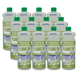 Dr. Schnell Floortop Eco 12 x 1 Liter Bodenreiniger Ökologische Wischpflege