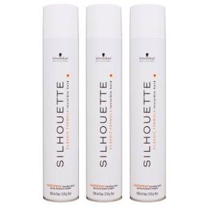 Schwarzkopf Silhouette Classic Formula 3 x 500 ml Haarspray flexibler Halt
